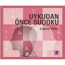 Uykudan Önce Sudoku - Çağatay Güler - Efil Yayınevi Yayınları Uykudan Önce Sudoku - Çağatay Güler - Efil Yayınevi Yayınları