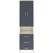 Arges Dolap 4 Raflı 3 Çekmeceli Tek Askılı 60x30x221 Aytaşı-a... Aytaşı
