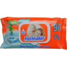 Freshmaker Islak Havlu Mendil - Alkolsüz - pH Dengelenmiş - Çiçeksi Kokular - 90 Adetlik 1 Paket