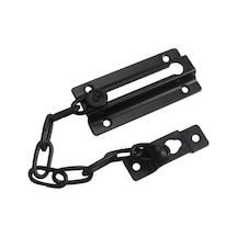 Güvenlik Kapı Zinciri Hırsızlık Anti-ev Kapı Cıvatası Mandal Pencere Zinciri Kilidi, Boyut:yuvarlak Gümüş