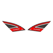GP Kompozit Yamaha NMAX 125 / 155 2021-2023 Uyumlu Yan Pad Kırmızı