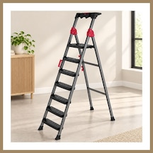 Bezos 6+1 Basamaklı Metal Merdiven 150 Kg Taşıma 22 Standart