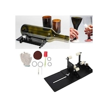 Ebitda Paslanmaz Çelik Cam Şişe Kesme Düzeneği Aksesuarlar Dahil 001 A Ahşap Ahşap