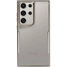 Newface Samsung Galaxy Uyumlu S25 Ultra Kılıf Boyi Silikon Kapak - Titan Gri - Özel Seri 8683140830885
