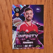 Topps Match Attax 2027 Bruno Fernandes Infinity Oyun Kartı