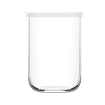 LAV Duo Cam Saklama Kabı 2'li Büyük Boy 1000 ml Gri Plastik Kapaklı