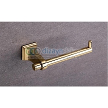 Line Tuvalet Kağıtlığı Gold Kaplama