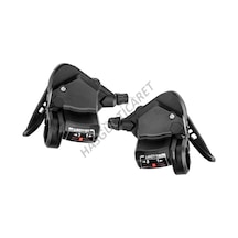 Hsgl Bisiklet microSHIFT TS-38-8  3x8 vites kolu Shimano mod Siyah