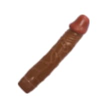 Hızlı Express Zenci Güçlü Titreşimli 23 Cm Gerçekçi Vibratör Realistik Dildo