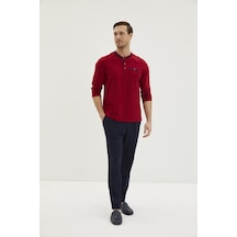 Kığılı Uzun Kollu Patlı 2'li Pijama Takımı Gri