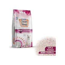 Jadawa Clean Step Bebek Pudralı Topaklaşan İnce Bentonit Kedi Kumu 10 L