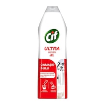 Cif Ultra Hijyen Jel Yüzey Temizleyici Çamaşır Sulu Katkılı Leke Çıkarıcı Yağ Çözücü 750 Ml