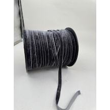 Paşateks- 1 Cm Düz Kadife-5 Metre Füme