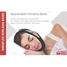 Horlama Bandı Çene Altı Destekli Horlama Önleyici Kafa Band Uyku Apnesi Kemer Bandı
