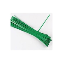 3.6 15Cm-20Cm Renkli Plastik Cırt Kelepçe Kablo Bağı 100 Adet 150X3.6 15 Cm -Yeşil 100 Adet