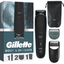 Gillette Vücut Ve Mahrem Düzeltici Erkek Vücut Ve Mahrem Bölge İçin İ5, Ömür Boyu Keskin Bıçaklara Sahip Erkekler İçin Skinfirst Özel Tıraş Makinesi, Su Geçirmez, Islak Ve Kuru Kullanım İçin Kablosuz Diğer