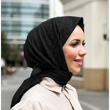 Pierre Cardin Elegans Monogram Eşarp - 1090750 -911 Siyah Siyah