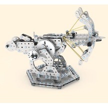 820 Adet Dragon Tatar Yayı Oyuncakları Zeka El Montajı Mekanik Dişli Şanzıman Yapı Taşları Metal Modeli