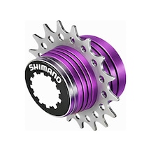 Shımano Sıngle Speed Tek Dişli Kit 17t Mor