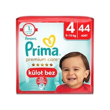 4 Adet Prima Külot Bebek Bezi Premium Care 4 Numara 44'lü 9-15 Kg