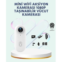 Mey İthalat Geniş Açı Lensli Wifi Spor Ve Vlog Kamerası Beyaz