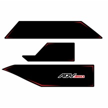 Honda Adv 350 Egzoz Koruma Pad 2022-2024 Kırmızı