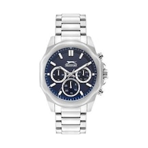 Slazenger Sl.09.2388.2.06 Quartz Çelik Gri Lacivert Kadran 44 Mm Erkek Kol Saati Gri