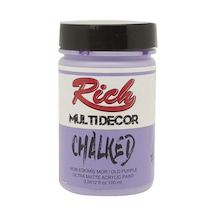 Rich Multidecor Chalked Akrilik Boya - 100Cc - Eskimiş Mor - N:45