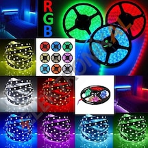 Aukes Rgb Şerit Led 5M Silikonlu Dış / İç Mekan