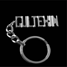 Gültekin - 337 - - Shophnrl - İsimli Anahtarlık- Çok Renkli