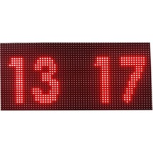Kırmızı Dijital Led Saat Kasa Ölçüsü: 16x32 Cm
