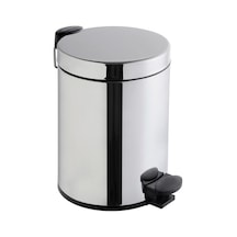 Arkitekta A44012 Çöp Kovası, Yavaş Kapanır, 4,5 L, Parlak Paslanmaz Çelik