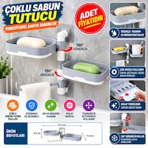 Çoklu Sabun Tutucu Fonksiyonel Banyo Sabunluk Adet Fiyatıdır Çok Renkli