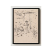 Botanik Whistler Bahçede Güven Çerçevesiz Poster 21x30 Cm A4 Botanik Doğa Tarihi Duvar Dekoru