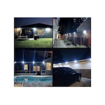 100 Led Dış Mekan Solar Aydınlatma Fotoselli Solar Lamba 2700K
