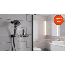 Luxe Hydroturbo 3 Mode Duş Başlığı Filtreli, Kireç Önleyici, Yüksek Basınçlı Masaj Çok Renkli