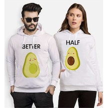 Tshirthane Better Half Sevgili Kombinleri Kapüşonlu Kombini
