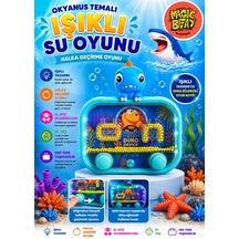 Su Oyunu Water Game Çocuklar İçin Eğlenceli Halka Geçirme Işıklı Dinazor Modelleri 2586bc-l12turku