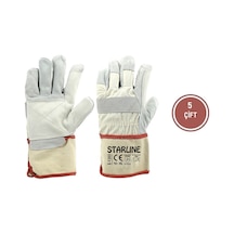 5 Çift Deri Eldiven Starline E-1203 3123x No:10 Xl