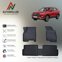 Chery Tiggo 7 Pro 2020 Sonrası Uyumlu Havuzlu Oto Paspas