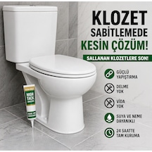High Tack Güçlü Yapıştırıcı Klozet Sabitleme, Seramik Yapıştırıcı, Delmeden Montaj, Ultra Tutucu Ml-60 Ml