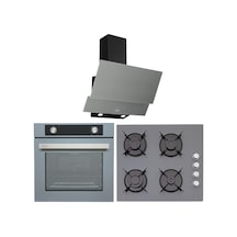 Çetintaş Evii 5264 E SP AF - 848 CAT L EI - 55221 Gri Ankastre Set