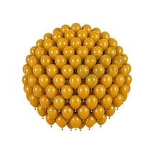 Zerdeçal Renk Lateks Retro Balon 30 Cm - 100 Adet Turuncu