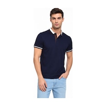 Baglan Erkek Polo Yaka Kısa Kollu Tişört Regular Kalıp T6096 Bgl-st05549 Lacivert