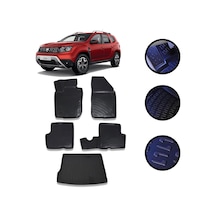 Dacia Duster 4X2 2018-2022 Arası 4D Havuzlu Oto Paspas Bagaj Set