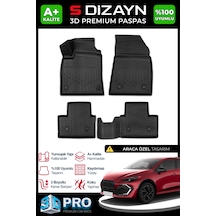 S-dizayn Renault Clio 6 3d Pro Havuzlu Paspas 2025 Üzeri A+ Kalite