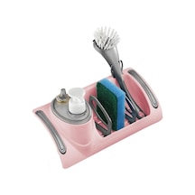 Sun Plastik Evye Düzenleyici Toparlayıcı Pembe