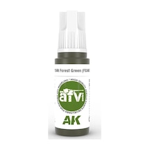 Ak Interactive 11346, 17 Ml. 3gen Forest Green Fs34079 Afv Maket Boyası Standart
