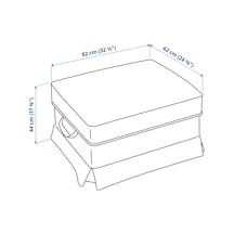 Ikea Gri Rahat Kanepe - Saklama Gözlü Puf
