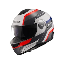 Ls2 Strobe 2 Monza Siyah-beyaz-kırmızı Kask Renkli